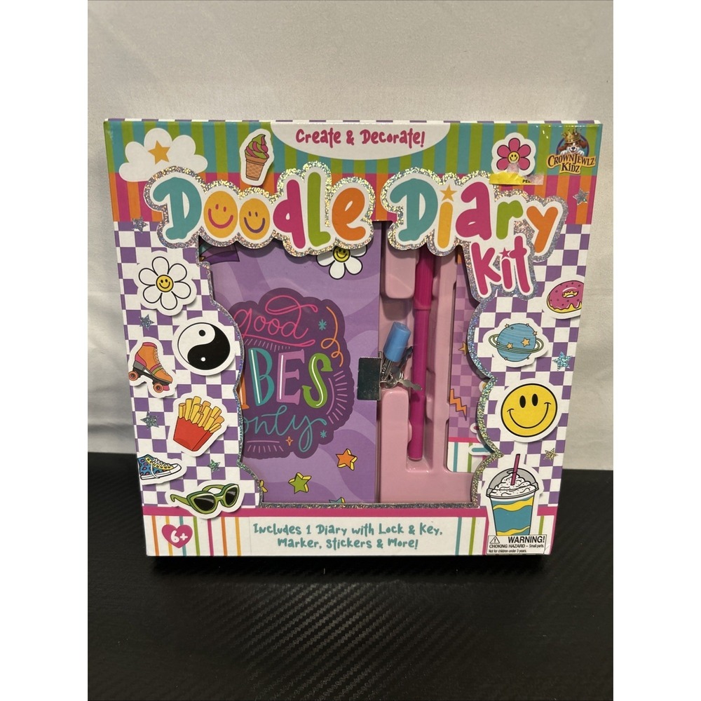 NEW -Journal for Girls‎ -DIY Journal Kit for Girls Stationary Set Ages 8-12